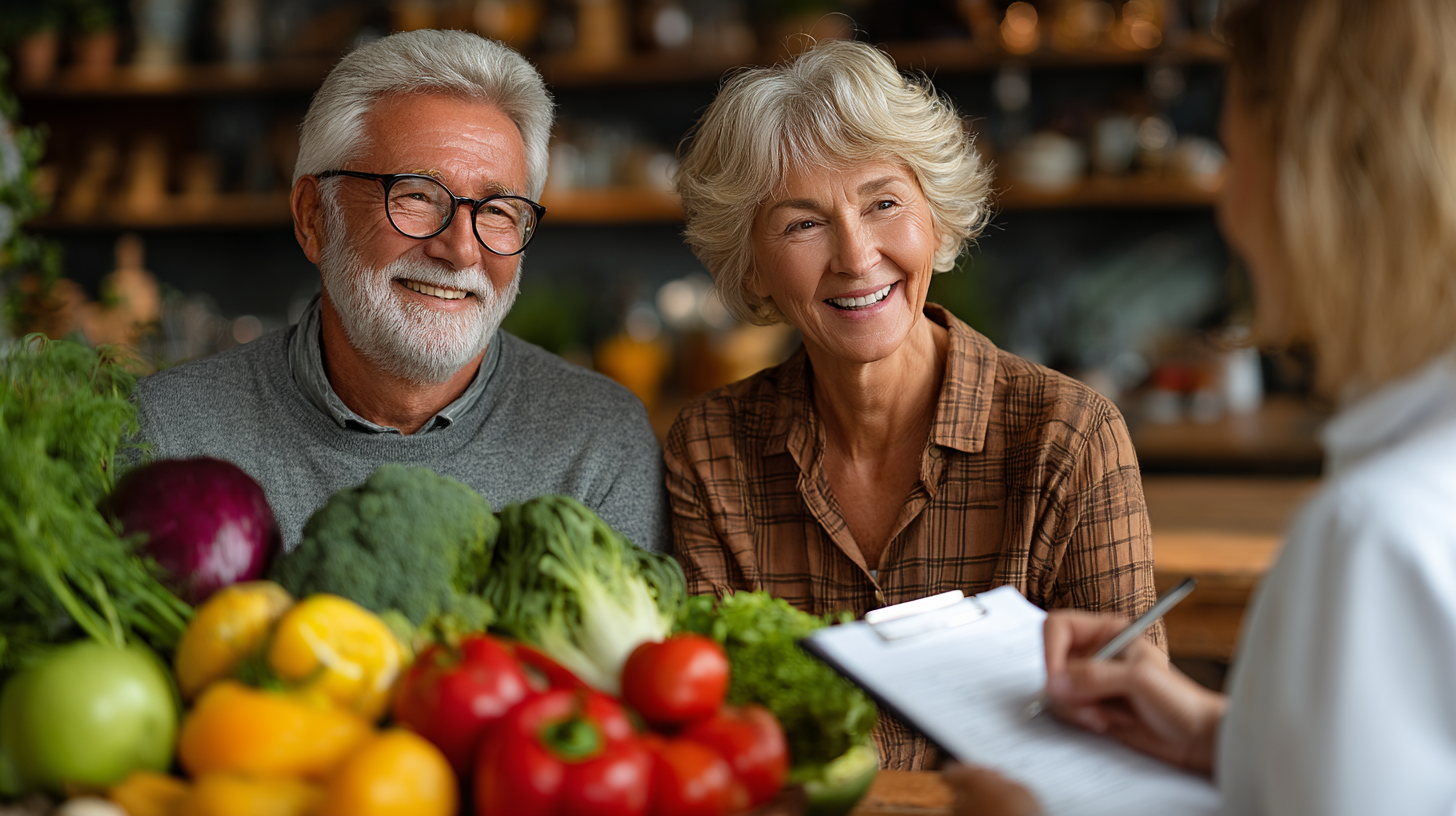 Ambiente acolhedor para planeamento nutricional